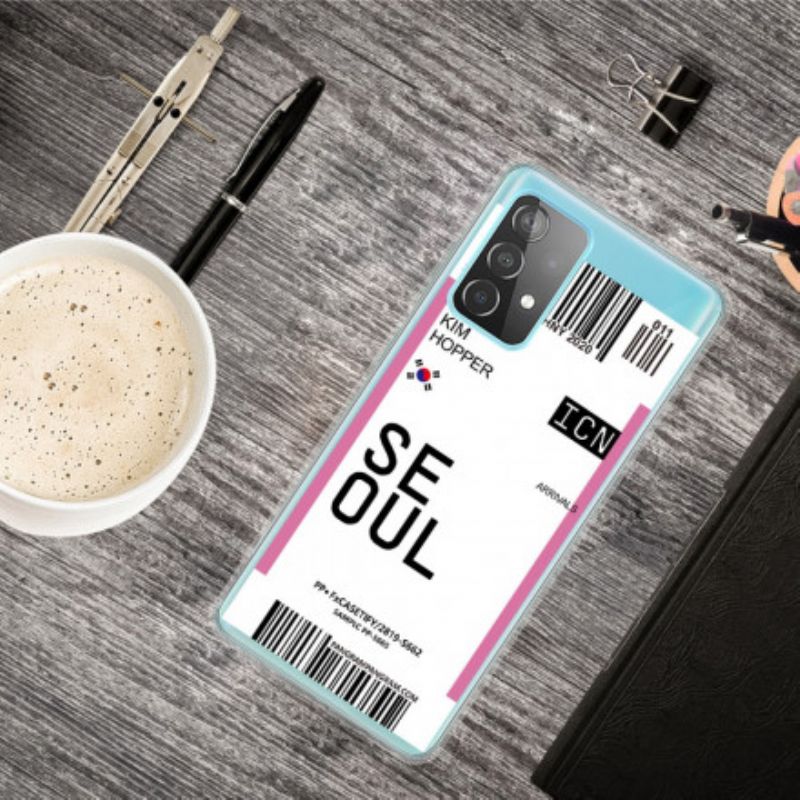 Cover Samsung Galaxy A32 4G Boardingkort Til Seoul