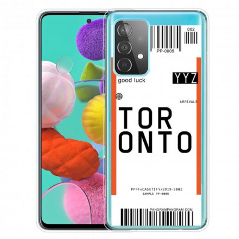 Cover Samsung Galaxy A32 4G Boardingkort Til Toronto