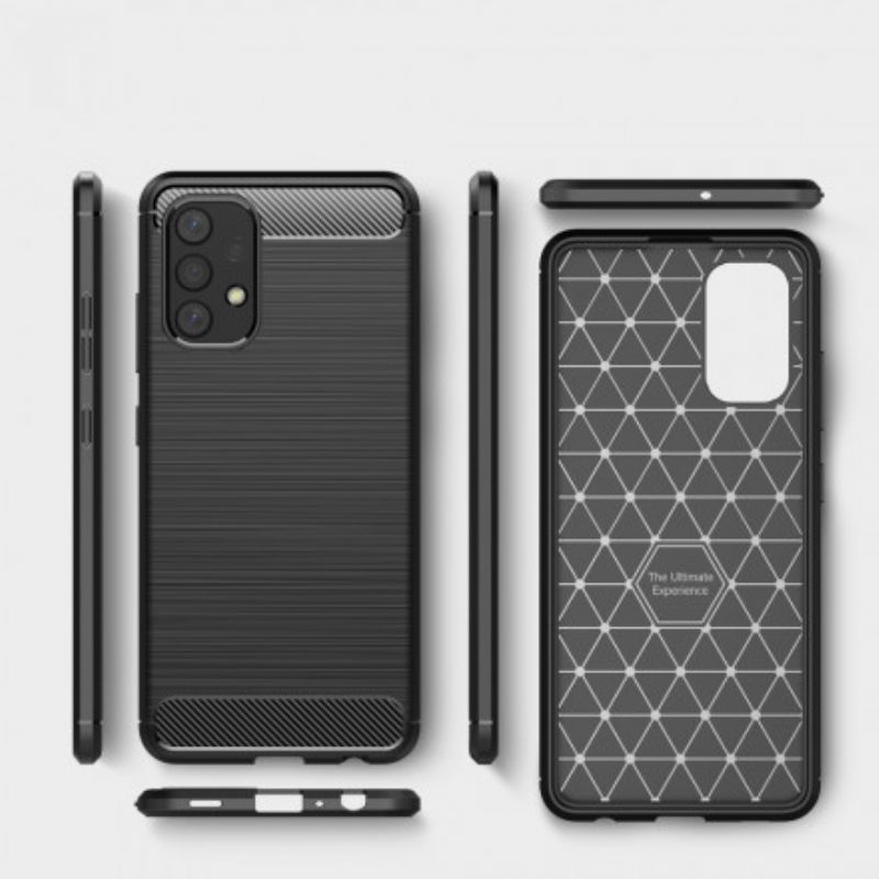 Cover Samsung Galaxy A32 4G Børstet Kulfiber