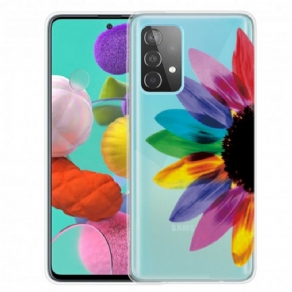 Cover Samsung Galaxy A32 4G Farverig Blomst