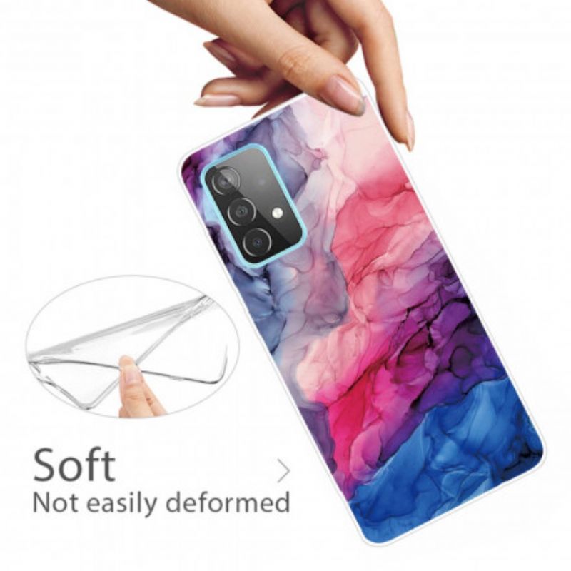 Cover Samsung Galaxy A32 4G Farvet Marmor