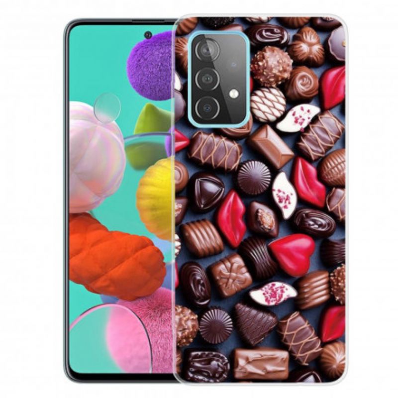 Cover Samsung Galaxy A32 4G Fleksibel Chokolade