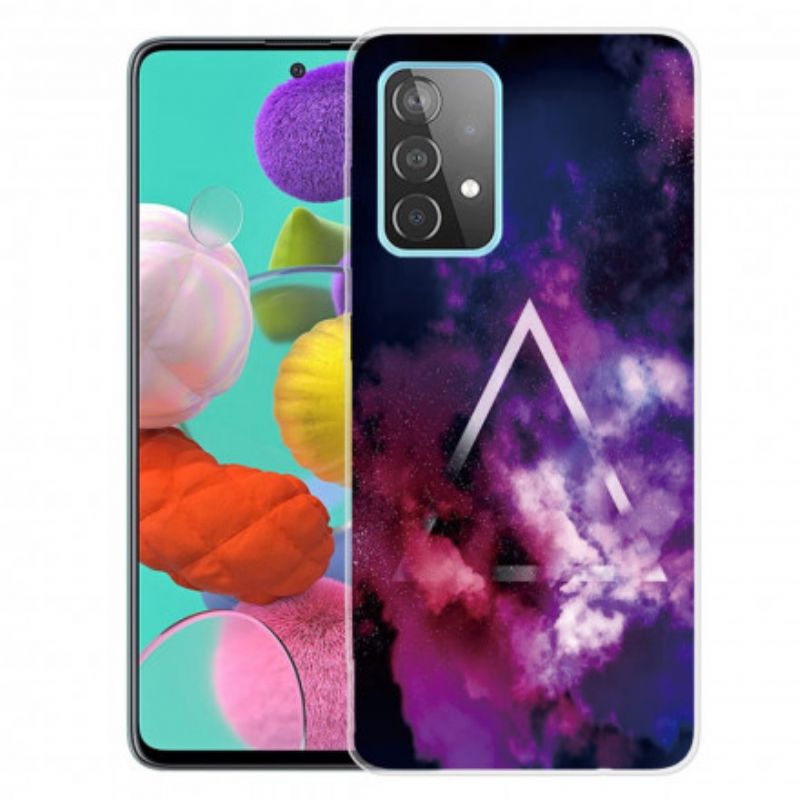 Cover Samsung Galaxy A32 4G Fleksibel Geometri