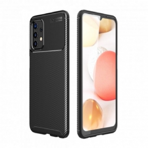 Cover Samsung Galaxy A32 4G Fleksibel Kulfibertekstur