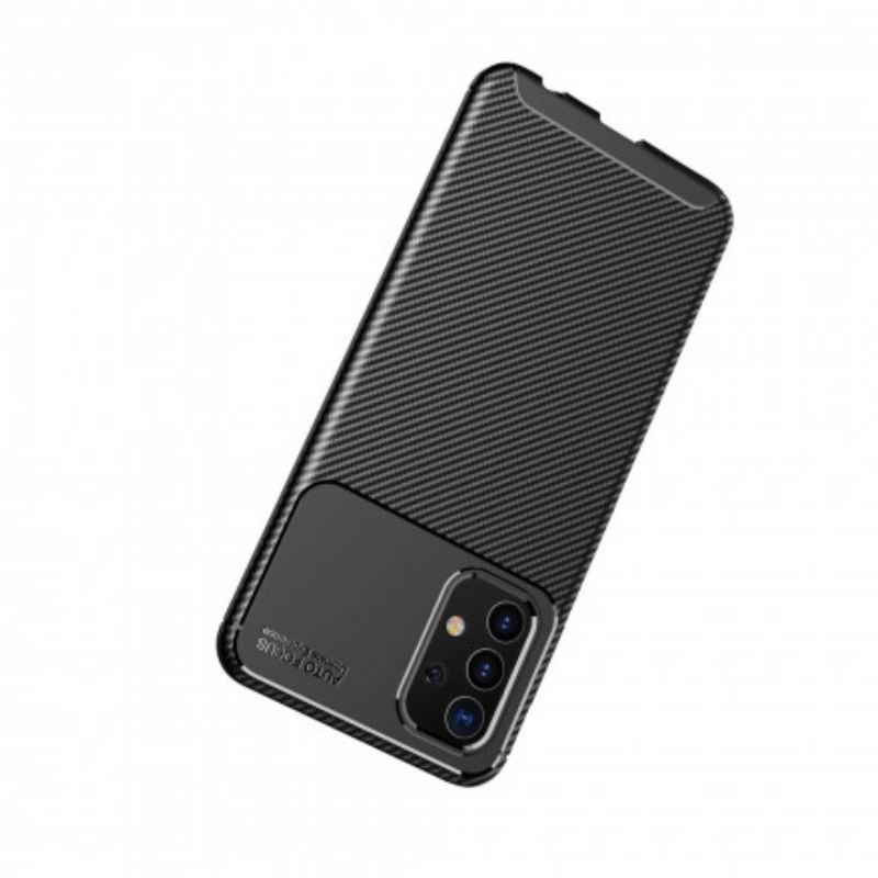 Cover Samsung Galaxy A32 4G Fleksibel Kulfibertekstur