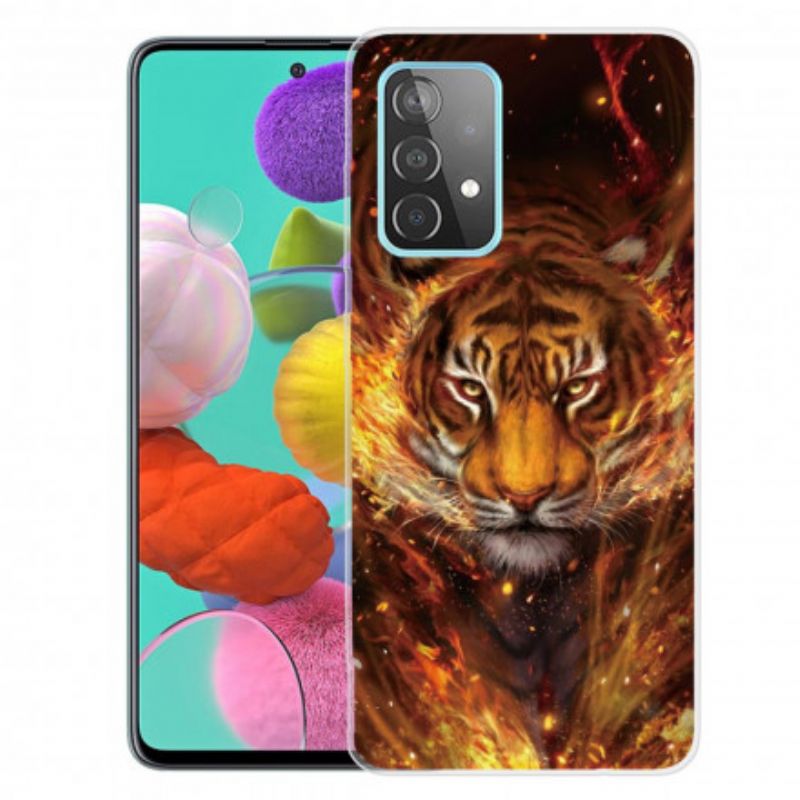 Cover Samsung Galaxy A32 4G Fleksibel Tiger