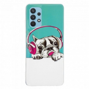 Cover Samsung Galaxy A32 4G Fluorescerende Hund