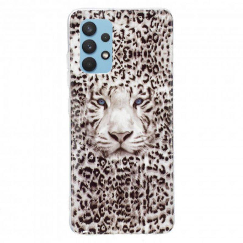 Cover Samsung Galaxy A32 4G Fluorescerende Leopard