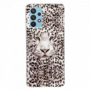 Cover Samsung Galaxy A32 4G Fluorescerende Leopard