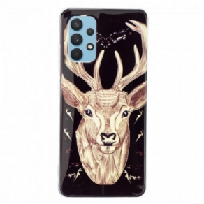 Cover Samsung Galaxy A32 4G Fluorescerende Majestic Stag