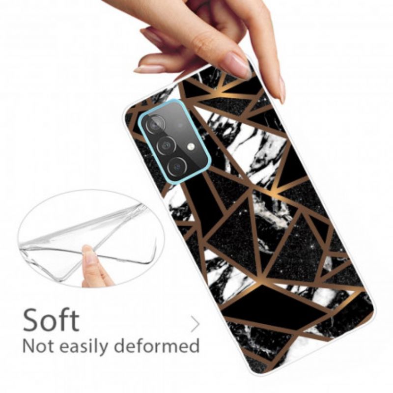 Cover Samsung Galaxy A32 4G Geometrisk Marmor