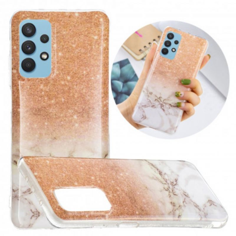 Cover Samsung Galaxy A32 4G Glitter Marmor