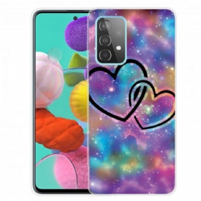 Cover Samsung Galaxy A32 4G Kædte Hjerter