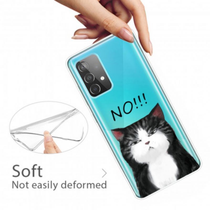 Cover Samsung Galaxy A32 4G Katten Der Siger Nej