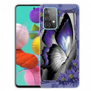 Cover Samsung Galaxy A32 4G Kongelig Sommerfugl