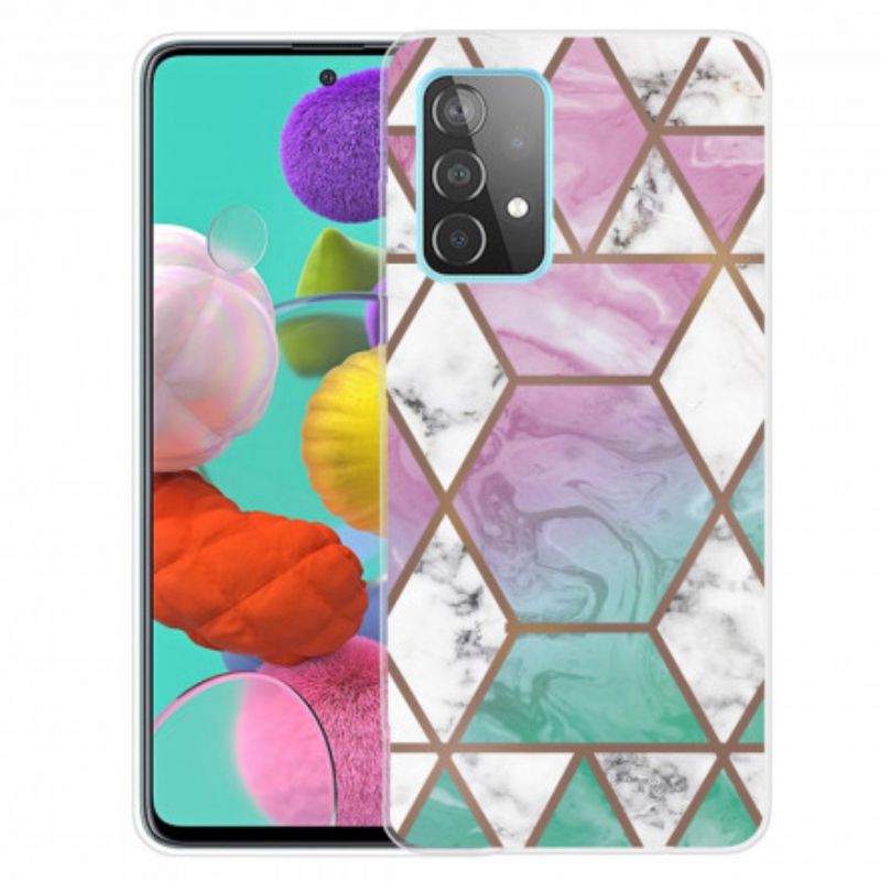 Cover Samsung Galaxy A32 4G Variabel Geometrisk Marmor