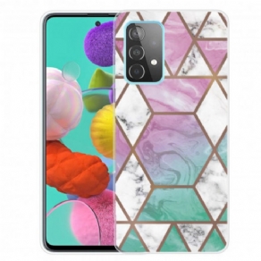 Cover Samsung Galaxy A32 4G Variabel Geometrisk Marmor