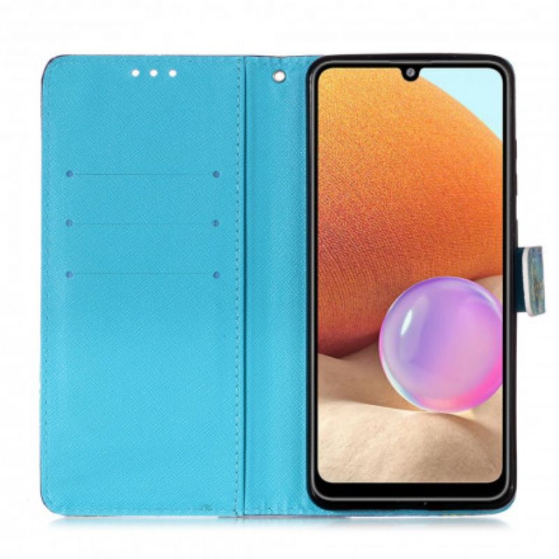 Flip Cover Samsung Galaxy A32 4G Akvarel Drømmefanger