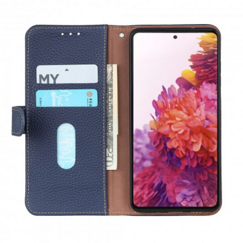 Flip Cover Samsung Galaxy A32 4G Litchi Khazneh Læder