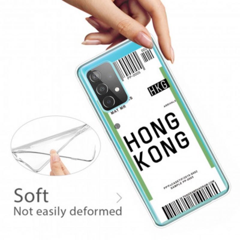 Mobilcover Samsung Galaxy A32 4G Boardingkort Til Hong Kong