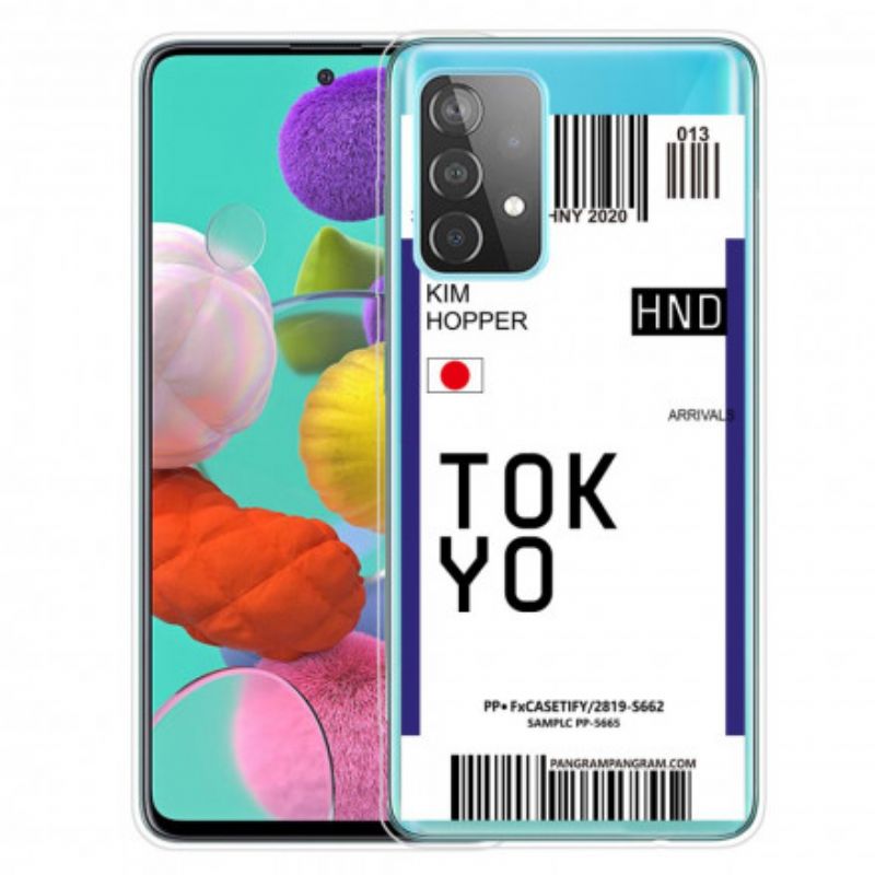 Mobilcover Samsung Galaxy A32 4G Boardingkort Til Tokyo