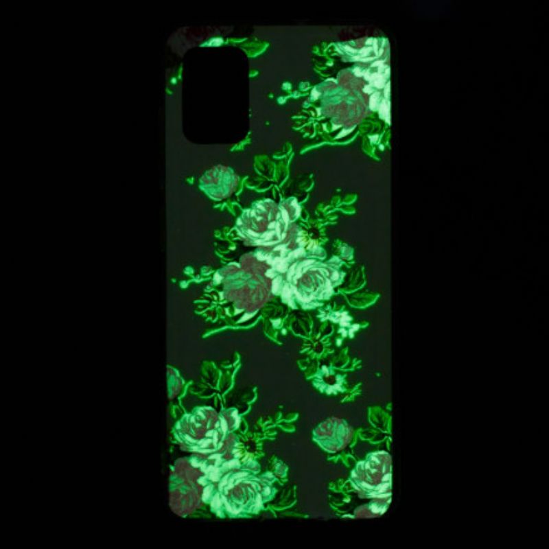 Mobilcover Samsung Galaxy A32 4G Fluorescerende Liberty-blomster