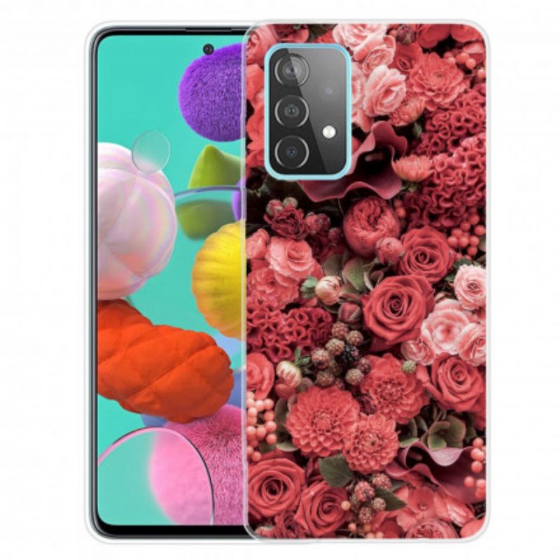 Mobilcover Samsung Galaxy A32 4G Intense Blomster