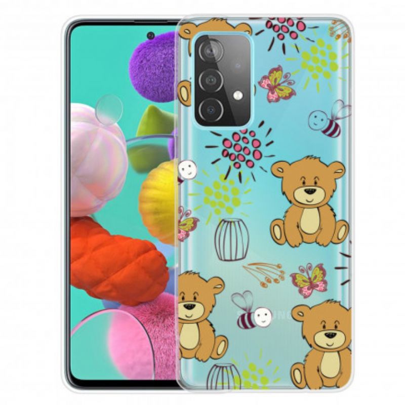 Mobilcover Samsung Galaxy A32 4G Teddy Bears Top