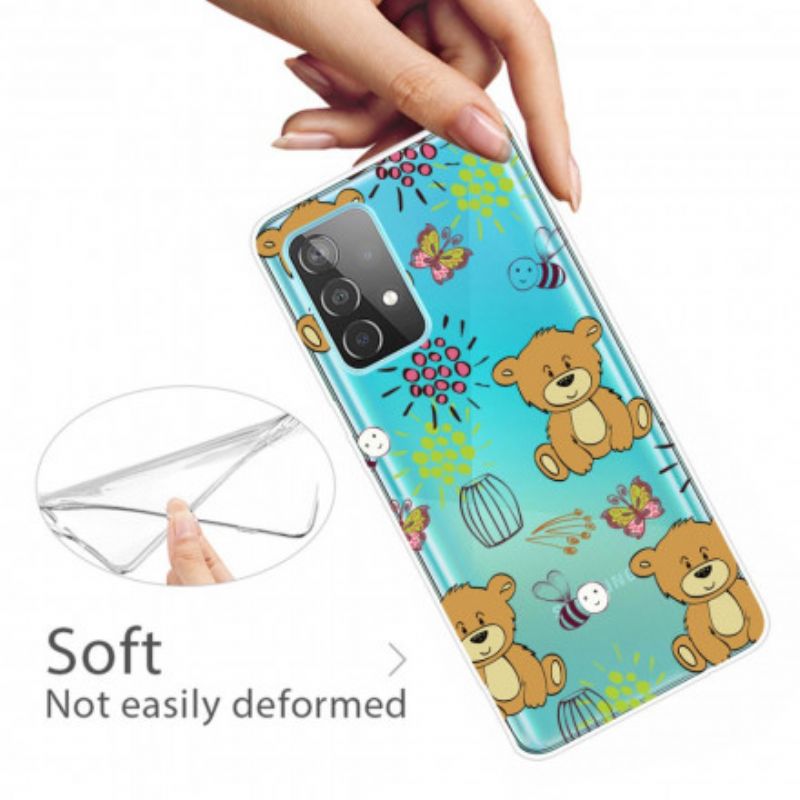 Mobilcover Samsung Galaxy A32 4G Teddy Bears Top