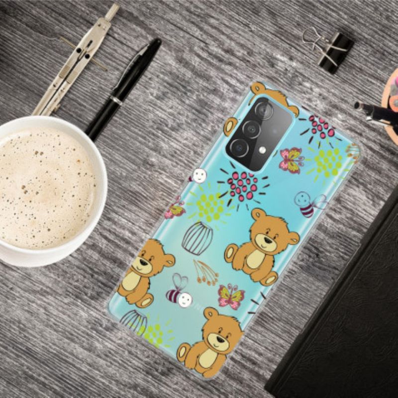 Mobilcover Samsung Galaxy A32 4G Teddy Bears Top