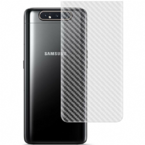 Bagbeskyttelsesfilm Til Samsung Galaxy A90 / A80 Carbon Style Imak