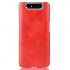 Cover Samsung Galaxy A90 / A80 Litchi-lædereffekt