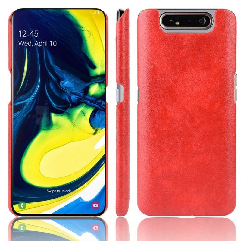 Cover Samsung Galaxy A90 / A80 Litchi-lædereffekt