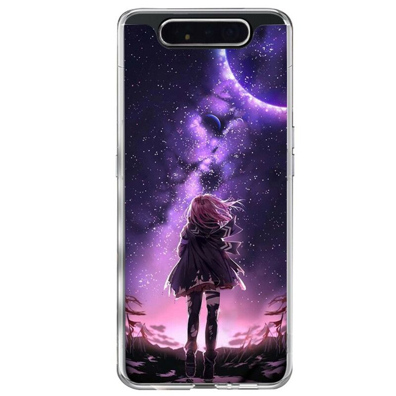 Cover Samsung Galaxy A90 / A80 Magisk Fuldmåne