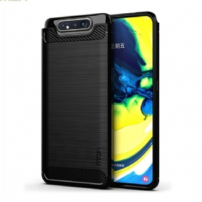 Cover Samsung Galaxy A90 / A80 Mofi Børstet Kulfiber