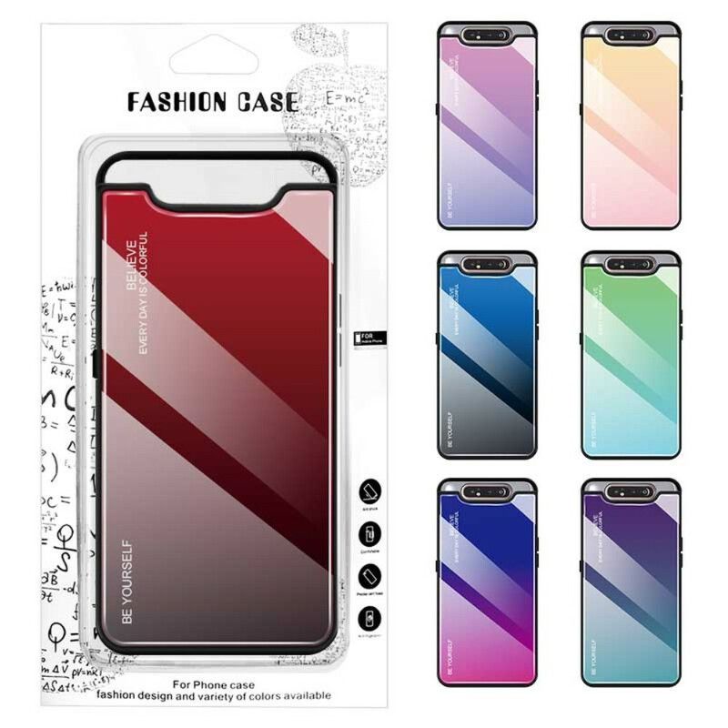 Cover Samsung Galaxy A90 / A80 Vær Dig Selv Hærdet Glas