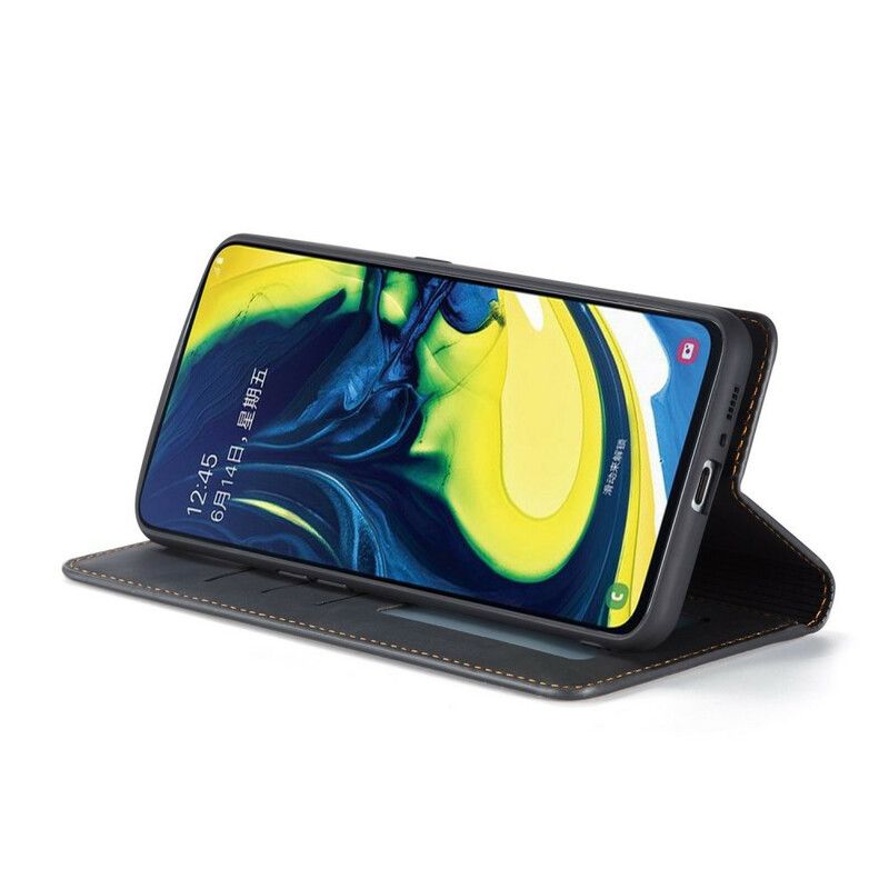 Flip Cover Samsung Galaxy A90 / A80 Lædereffekt Forwenw