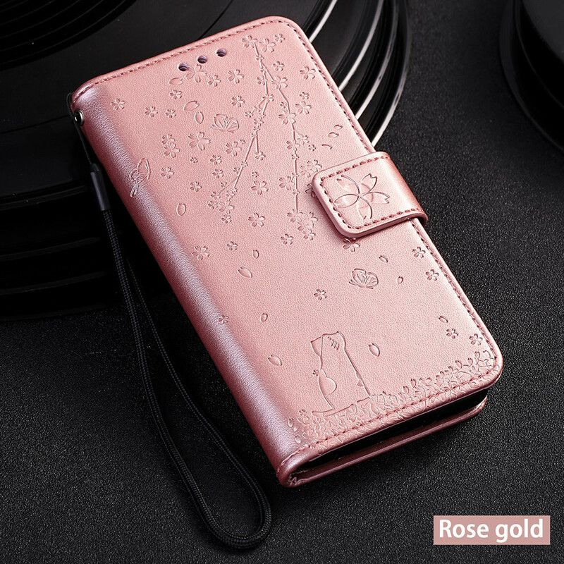 Flip Cover Samsung Galaxy A90 / A80 Med Snor Strop Reverie