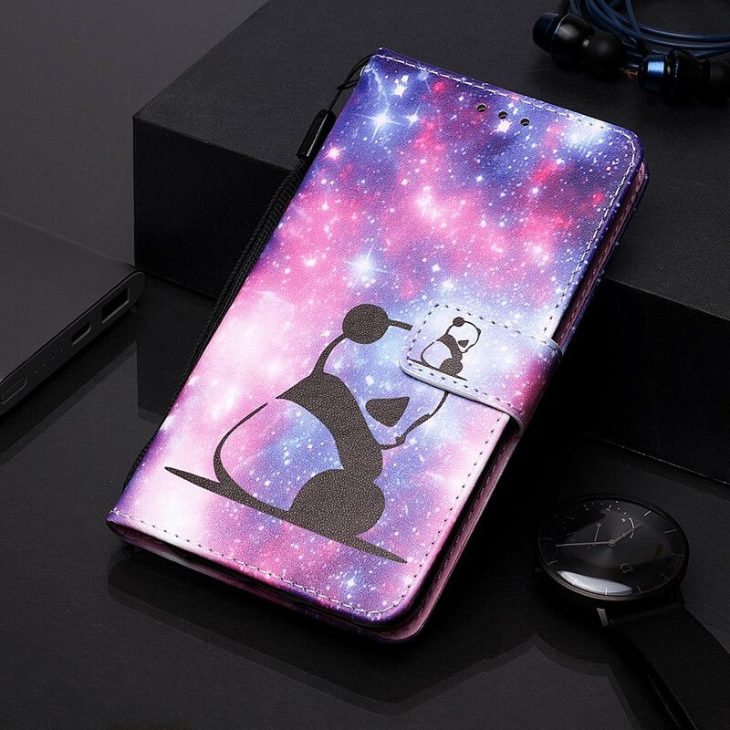 Flip Cover Samsung Galaxy A90 / A80 Panda Galaxy