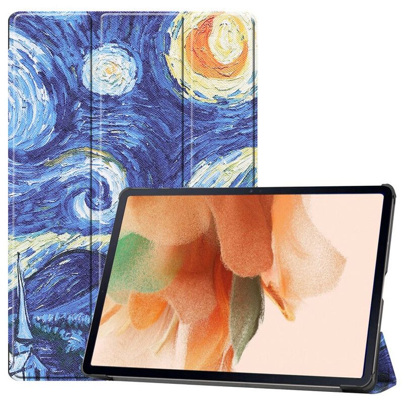 Cover Samsung Galaxy Tab S7 FE Starry Night Penneholder