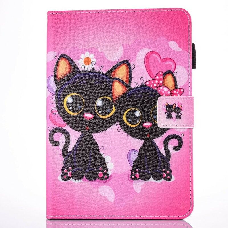 Flip Cover iPad 9.7" Forelskede Katte