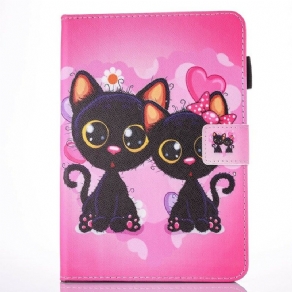 Flip Cover iPad 9.7" Forelskede Katte