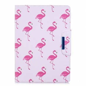 Læder Cover iPad 9.7" Flamingoer