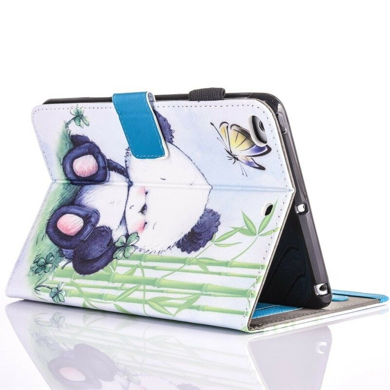 Læder Cover iPad 9.7" Romantisk Panda