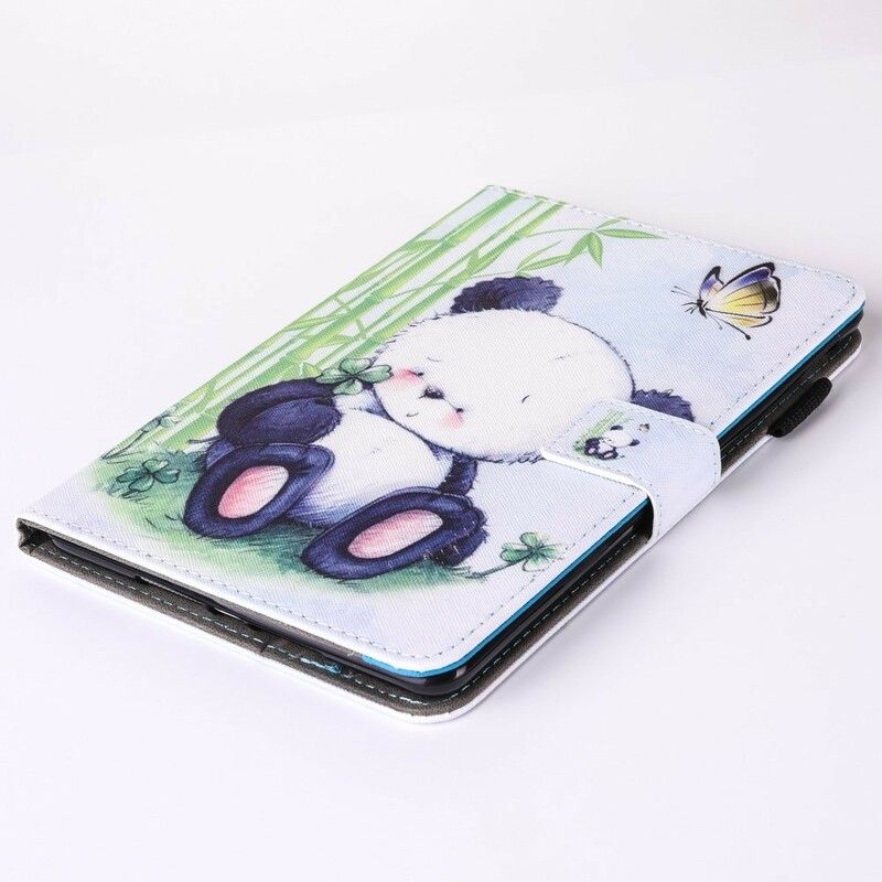 Læder Cover iPad 9.7" Romantisk Panda