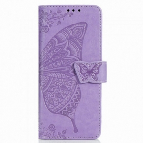 Flip Cover Samsung Galaxy Z Fold 2 Sommerfugledesign Med Snor