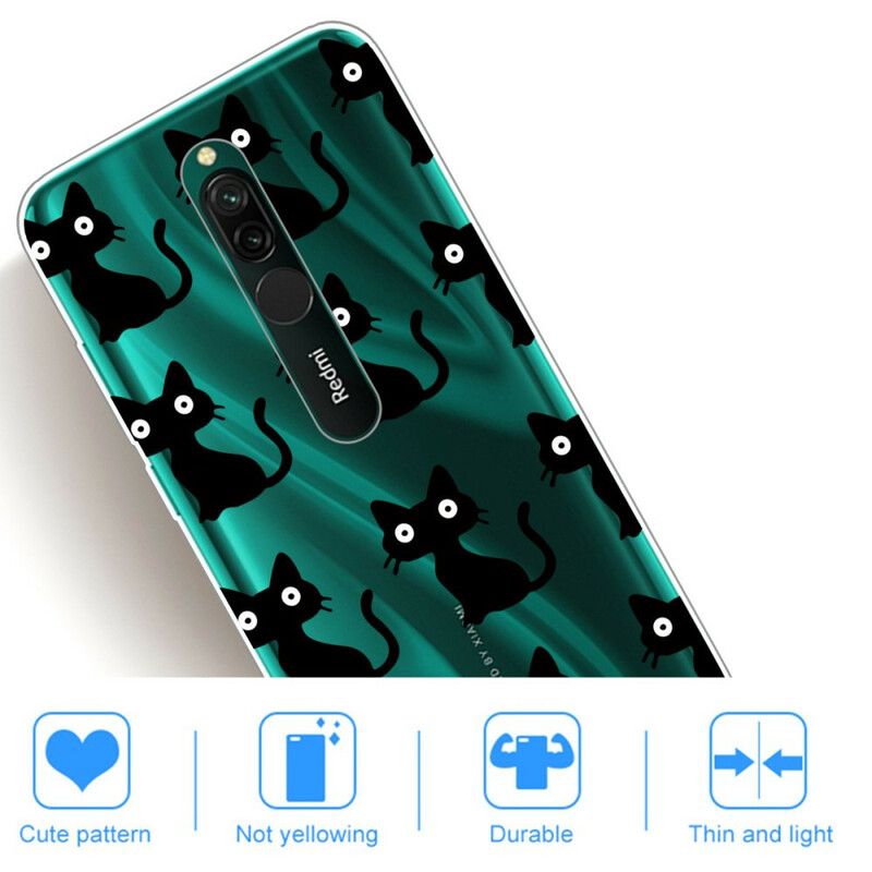 Cover Xiaomi Redmi 8 Flere Sorte Katte