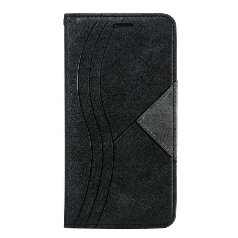 Cover Xiaomi Redmi 8 Flip Cover Wave Læderstil