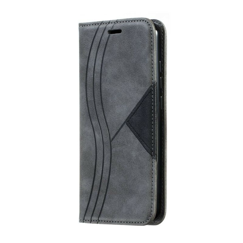 Cover Xiaomi Redmi 8 Flip Cover Wave Læderstil