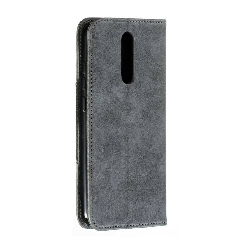 Cover Xiaomi Redmi 8 Flip Cover Wave Læderstil